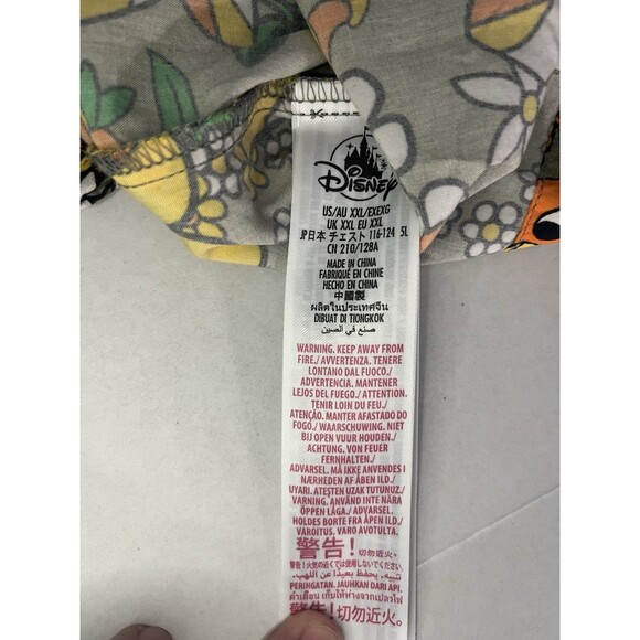 Walt Disney World 50th Anniversary Vault Orange Bird Hawaiian Tiki Shirt Sz 2XL - Picture 6 of 7